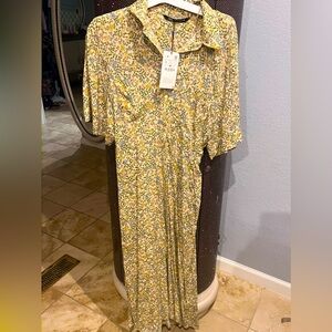 Zara shirt dress
